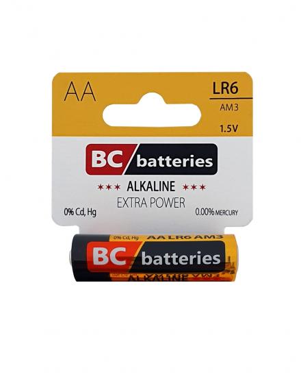 BC batteries AA (LR6) alkalická baterie