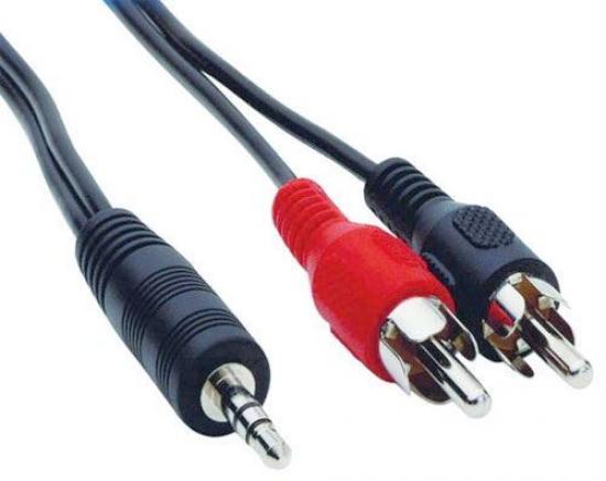 Kabel JACK 3,5 - 2xCINCH stereo 5m