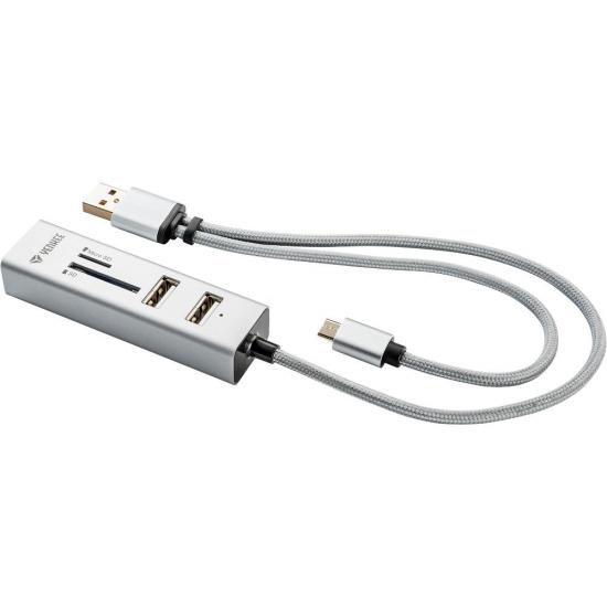 YENKEE YHC 102SR USB OTG HUB + čtečka